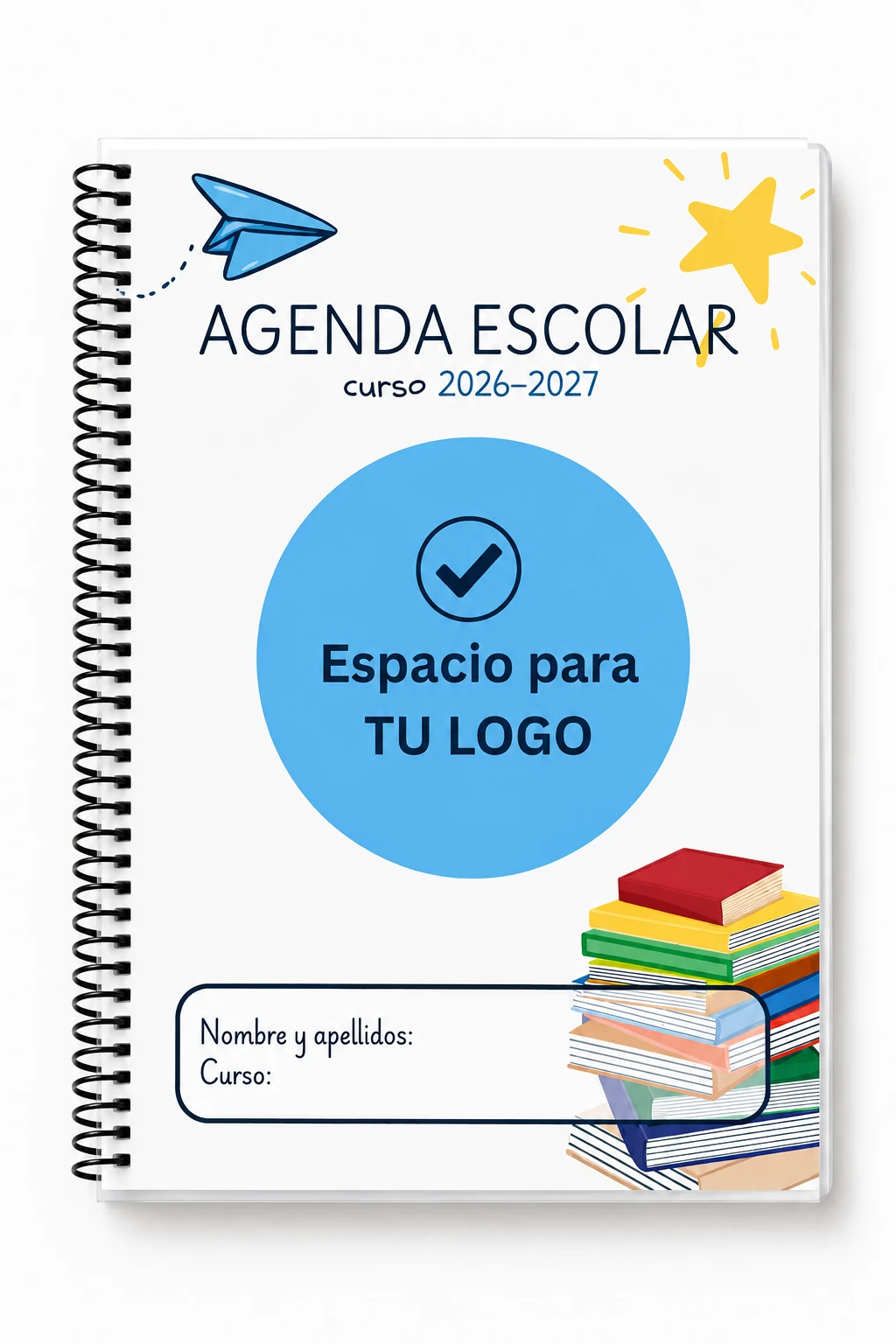 Portada de la Agenda Escolar Universal personalizada